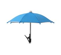 Paraguas para teléfono móvil con clip de altura ajustable, parasol para viajes y uso al aire libre, soporte con potente ventosa con protección UV