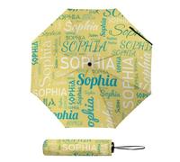 Paraguas personalizado, Paraguas Plegable Automático Personalizada, Imágenes personalizadas y texto Paraguas, Compacto plegable portátil Autoumbrella, Protección UV, Para parejas, familias, unisex