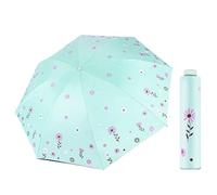 Paraguas plegable compacto a prueba de viento impermeable viaje for mujer manual Resiste la tormenta nieve, C(C)