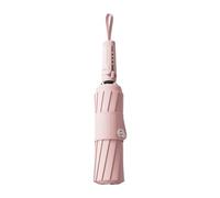 Paraguas Plegable de Viaje con Mango Mecánico / Correa Ancha / Protección UV / UPF 50+ / Apertura y Cierre Automáticos / 10 Varillas / Mochila / Auto / Portátil / Apto Para Sol y Lluvia / Para Hombre