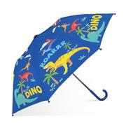 Paraguas Plegable Niño con Funda, Paraguas Plegable Antiviento y Duradero, Fácil de llevar Paraguas Infantil Ligero, Paraguas Mini con Bonito Estampado para Niñas Niños (Simpáticos Dinosaurios )