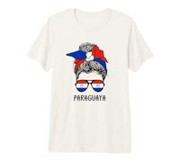 Paraguayan Paraguaya Girl Paraguayan Heritage Paraguay Flag Camiseta Premium