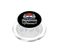 Paraguayan Princess Paraguay Flag Proud Paraguayan Girl PopSockets PopGrip para MagSafe