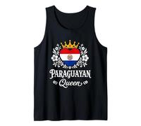 Paraguayan Queen Paraguay Flag Proud Paraguayan Woman Camiseta sin Mangas