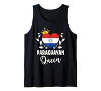 Paraguayan Queen Paraguay Flag Proud Paraguayan Woman Camiseta sin Mangas