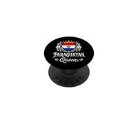 Paraguayan Queen Paraguay Flag Proud Paraguayan Woman PopSockets PopGrip Adhesivo