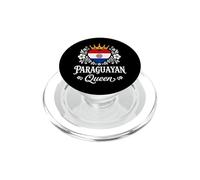 Paraguayan Queen Paraguay Flag Proud Paraguayan Woman PopSockets PopGrip para MagSafe