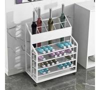 Paragüero con ruedas, bandeja de goteo desmontable, ideal para bastones, bastones y palos de golf, diseño duradero y portátil