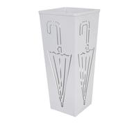 Paragüero de metal blanco 20x20x50h cm