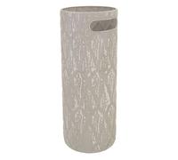 Paragüero de metal gris 20.5x20.5x50.5h cm