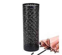 Paragüero de metal - marco ponderado, tubo de captura compacto | Jaula delgada grande con fondo de mango reforzado, soporte de almacenamiento de entrada para el apartamento de la configuración