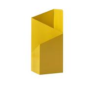 Paragüero de metal moderno con bandeja de goteo extraíble, elegante diseño geométrico para uso en interiores y exteriores, 20 x 25 x 60 cm, perfecto para decoración del hogar y la oficina