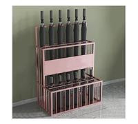 Paragüero de Metal Moderno para Oficina, Escuela, Hotel, Pasillo, Entrada. Gran Capacidad para 16-24 Paraguas, Elegante diseño Rosa, Duradero y Que Ahorra Espacio.