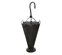 Paragüero de metal negro 32.5x28.5x81.5h cm