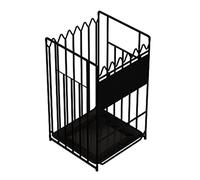 Paragüero de metal para interiores con bandeja de goteo, soporte para paraguas de entrada y pasillo para paraguas, bastones y bastones