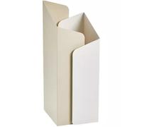 Paragüero Moderno Color De Contraste Creativo Clásico Paraguas Soporte, Almacenamiento De Plancha En Casa De Familia Paragueros, Gancho De Metal Integrado, Regalo(White+Beige)