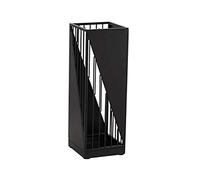 Paragüero moderno de hierro con diseño plegable, impermeable y resistente al óxido, para el hogar y la oficina, estilo nórdico, color negro