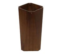 Paragüero - Paragüero de Madera - Marrón Oscuro - Veta de Madera Natural - Paragüero Interior - Capacidad para 7-8 Paraguas - para el hogar, Entrada, Oficina (Color: Nogal, Tamaño: 22 cm)