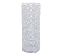Paragüero redondo de metal blanco d20x50