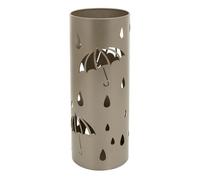 Paragüero redondo de metal dorado d20x50