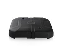 Paragüero resistente, 100 kg, impermeable y resistente a los rayos UV, rellenable con base estable al agua o la arena, para uso en exteriores y patio, color blanco