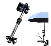 Paragüero, soporte de doble capa de acero inoxidable, soporte de paraguas para silla - para carrito de golf, bicicleta, vehículo eléctrico, camping, viajes diarios, compras