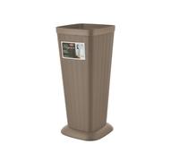 Paraguero Elegance Ratan Color Tortora Marrón 25x58x25 Cm Stefanplast