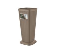 Paraguero Elegance Ratan Color Tortora Marrón 25x58x25 Cm Stefanplast