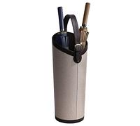 Paraguero Paragüero de Estilo Nórdico para Entrada, Estante del Tenedor del Paraguas del Cuero de la PU con la Bandeja Plástica del Goteo, para Oficina en Casa Pasillo Sala de Estar Decorativa