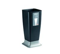 Paraguero Zeus Antracita Base Tortora Gris 25x55x25 Cm Stefanplast