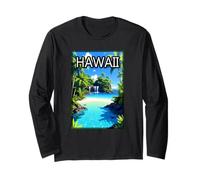 Paraíso de la Isla de Hawái Manga Larga