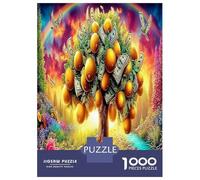 Paraíso de la Riqueza Puzzles Actividades Familiares 1000 Piezas Árbol de limón Juego De Rompecabezas Juego Familiar para Niños Adultos 70x50cm/1000pcs