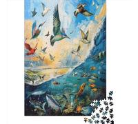 Paraíso de Las Aves Puzzle 1000 Piezas, Rompecabezas para Adultos, Rompecabezas Imposable, Rompecabezas, Rompecabezas para Adultos, Rompecabezas 1000pcs (75x50cm)