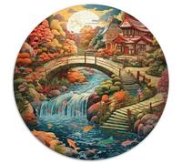 Paraíso Puzle Regalo Creativo Decoración del Hogar 1000 Piezas Ciudad fantasía Rompecabezas Juego De Habilidad para Adultos Y Niños A PArteeir De 14 Años 1000pcs (67.5x67.5cm)