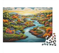 Paraíso Puzzle para Adultos 1000 Piezas Impossible Puzzle Rompecabezas Clásicos Alta Definición Colorido Juego para Toda La Familia 1000pcs (75x50cm)