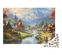 Paraíso Puzzles Imposible,desafío para Adultos River Juego Educativo 1000 Piezas Obra De Arte De Juego De para Adultos Y Niños A Partir De 12 Años 1000pcs (75x50cm)