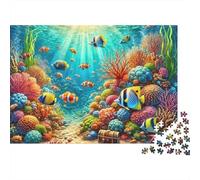 Paraíso Submarino Rompecabezas 1000 Piezas - Decoración Sofisticada, Impresión Mate, Regalo Coleccionistas, 52x38cm/1000pcs