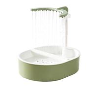 Parakeet Bath - PP, Large Bird Bathtub | USB Powered Fountain