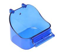 Parakeet Bathing Box - Transparent Bird Tub with Clip Hooks | Pet Avian Shower Station for Budgies, Conures, Quails, Lightweight Wash Chamber, Comfortable Cage Bathtub, Hygiene Bowl for Feathers Groom