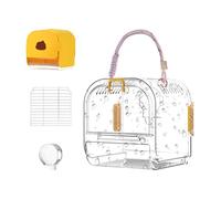 Parakeet Bird Cage - de paraket con cajón de fácil Limpieza, Conveniente casa aviar, Suministros de Aves Plegables anidando con Interior Espacioso Transpirable para el área de Amor de Budgy