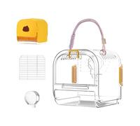 Parakeet Bird Cage, Nest with Easy-Clean Pull-out Tray, Foldable Nesting Supplies with Breathable Spacious Interior for Cockatiels, Lovebirds, Budgies 7.2x7.2x6.69 Inches