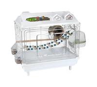 Parakeet Cage - Clear Portable Bird Carrier, Lightweight Travel Habitat with Wooden Perch, Ventilated Design for Easy Care, Ideal for Parakeets Lovebirds Finches Cockatoos Conures Macaws