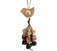 Parakeet Chew Toys, Natural Wooden Bird Toys, Colorful Chewing Accessories, Birds Cage Entertainment for Cockatiels, Parakeets, Conures, Lovebirds, Small to Medium Parrots and Macaws