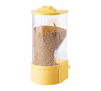 Parakeet Feeder, Automatic Bird Food Dispenser, Husks Separation Perch, Ideal for Bluebird, Finch, and Sparrow, Efficient and Easy Mount Design, 7.48x3.15 Inches