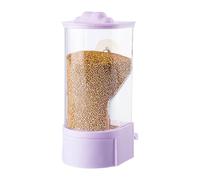 Parakeet Feeder, Automatic Bird Food Dispenser, Husks Separation Perch, Ideal for Bluebird, Finch, and Sparrow, Efficient and Easy Mount Design, 7.48x3.15 Inches
