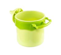 Parakeet Feeder, Bird Water Bowl, 2.09x1.89 Inches Compact Anti-Clog Small Size, Cage Mounted Accessory for Outdoor Fence Balcony Feeding, Home, During Travel, Green