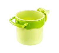 Parakeet Feeder, Cage Dish, Seamless Design with Anti-Clog Base Clean Feeding, Wide Easy Access, Bird Feeder for Outdoor Balcony Deck Fence Use, 2.09x2.09x1.89 Inches