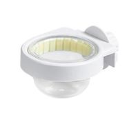Parakeet Food Dish, Bird Feeding Bowl, Large Watering Cup, PP Material with Clamp, Ideal for African Greys and Conures, Water and Dish for Cages, 3.78 X 2.83 X 1.65 In.