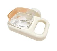 Parakeet Food Dish, Portable Bird Feeding Cups, Bird Water Bowls, Compact Chinchilla Cage Accessories, & Watering Supplies for African Greys & Conures, Round, Square
