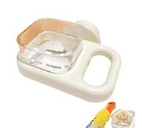Parakeet Food Dish, Portable Bird Feeding Dish Cups, 3.39x2.87in Chinchilla Cage Accessories, Watering Supplies, Water Bowls Clamp for African Greys, Conures, Pet Bird Care